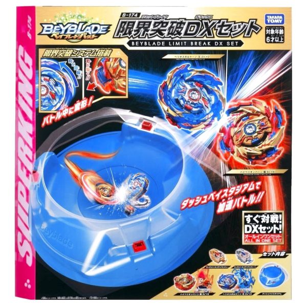 Takara Tomy Beyblade Burst Superking Surge Limit Break DX Set With Stadium B-174 For Sale