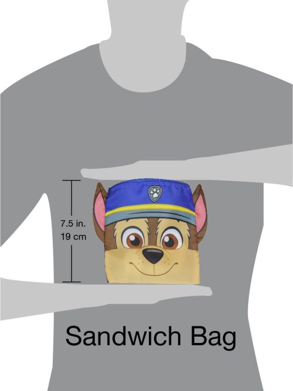 Paw Patrol Reusable Sandwich & Snack Bag Set- Chase Online now