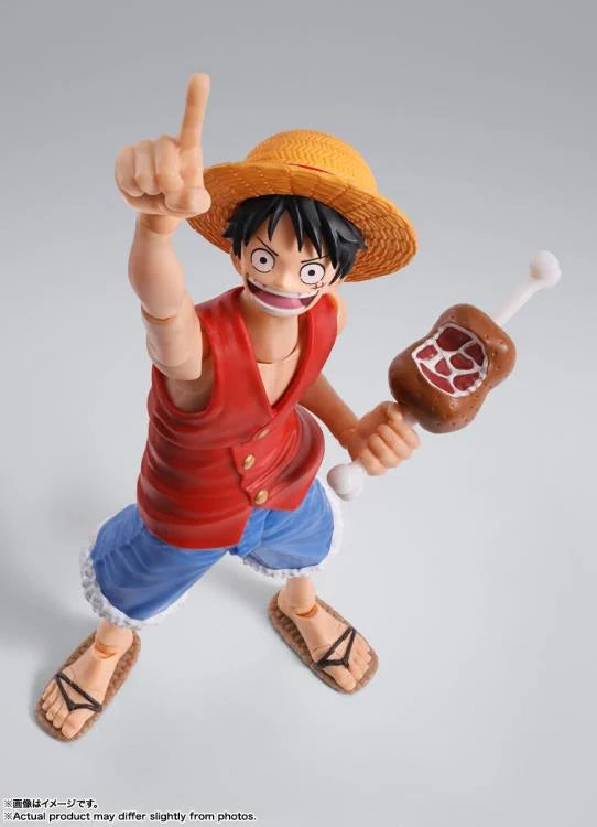 One Piece S.H.Figuarts Luffy (Romance Dawn) on Sale