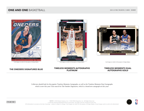 Panini - 2023 24 One and One Basketball (NBA) - Hobby Box Cheap