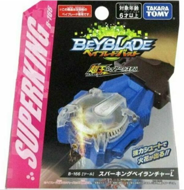 TAKARA TOMY Beyblade Burst Superking Sparking B-166 Left Spin Launcher Online now