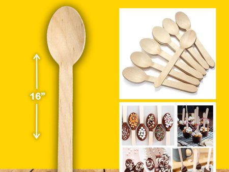 100pcs Wooden Utencils For Discount