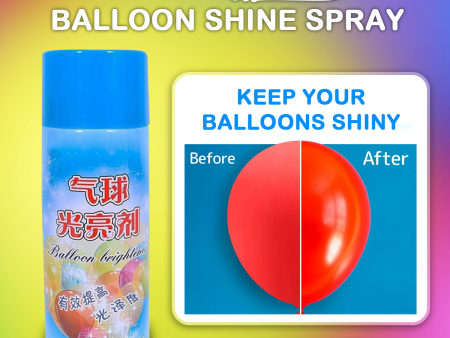 BALLOON SHINE 450ML (sold by 24 s) For Discount