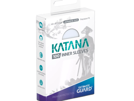 Ultimate Guard - Katana Sleeves - Japanese Size - Precision-Fit - Transparent - 100pk Discount