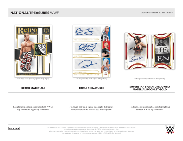 Panini - 2024 National Treasures WWE - Hobby Box Discount