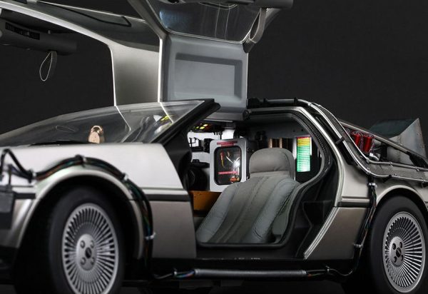 Back to the Future MMS260 DeLorean Time Machine 1 6th Scale Collectible Vehicle Sale