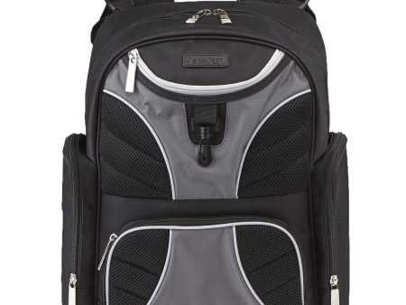 Jeep Adventurers Diaper Backpack - Black & Grey For Discount