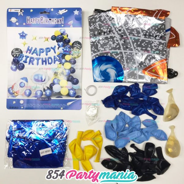 BALLOON GARLAND SETS-SPACESHIP-HY02035 OUTER SPACE ASTRONAUT Sale