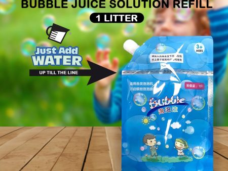 1 LITER BUBBLE JUICE SOLUTIOIN Online now