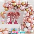 BALLOON GARLAND SETS-CHROMECHAMPAGNE -QQL-79 Supply