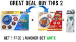 SOLD OUT Beyblade Burst Dynamite Battle B-202 RB Vol 30 + Beyblade Burst B-201 Zest Achilles Customize Set- GET  1 (ONE) LAUNCHER SET FREE Online Sale