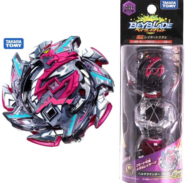 Hell Salamander Takara Tomy 12 Operate Burst Beyblade Booster B-113 USA Seller For Sale