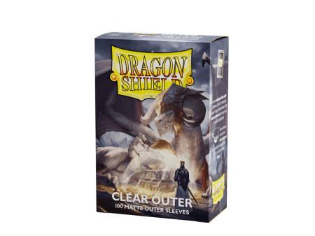 Dragon Shield - Outer Sleeves - Standard Size - 100pk - Clear (Matte) Cheap