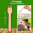 100pcs Wooden Utencils For Discount