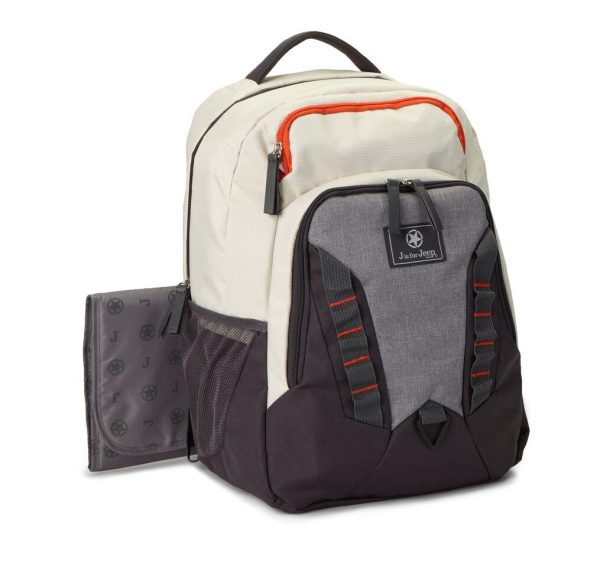 Jeep Adventurers Diaper Backpack with Power Bank Supply