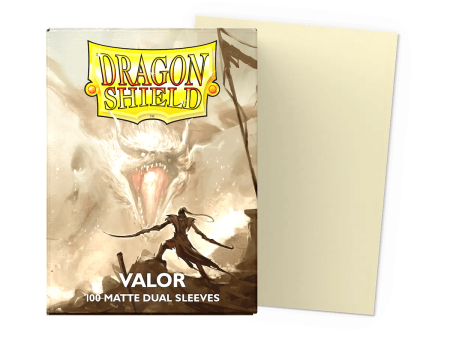 Dragon Shield - Matte Dual Sleeves - Standard Size - 100pk - Valor Cream Online now