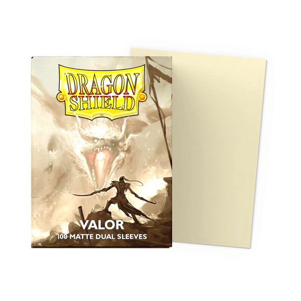 Dragon Shield - Matte Dual Sleeves - Standard Size - 100pk - Valor Cream Online now