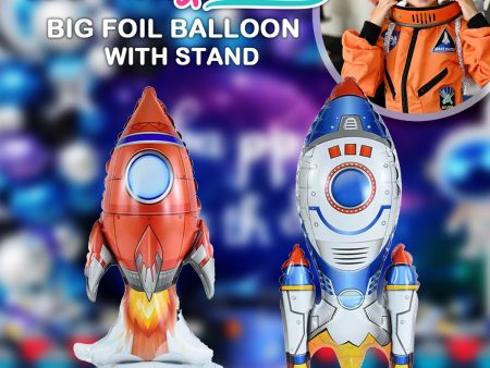 4D GIANT FOIL BALLOON STAND ALONE SPACESHIP Online