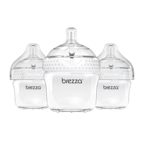 Baby Brezza Natural Bottle 5 oz, 3 pack Hot on Sale