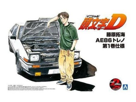 Aoshima 1 24: Initial D - TAKUMI FUJIWARA 86 TRUENO COMICS VOL.1 VER. (TOYOTA) Online Hot Sale