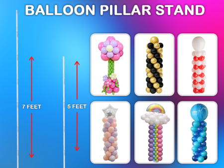 BALLOON PILLAR STAND (sold by 5 s) Fashion