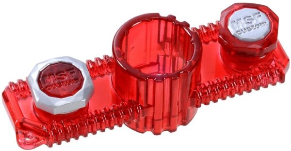 Custom Metal Stone Beyblade Face Bolts, Flame Red BBG-14 Online Sale