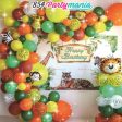 BALLOON GARLAND SETS-JUNGLESAFARI-QQL-85 on Sale