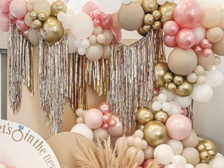 BALLOON GARLAND SETS-RETROCHAMPAGNE-QQL-126 Online now