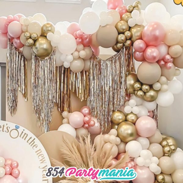 BALLOON GARLAND SETS-RETROCHAMPAGNE-QQL-126 Online now