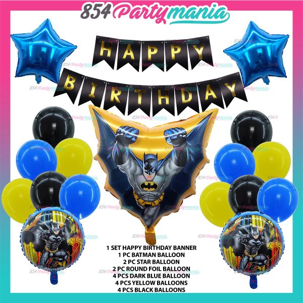 Batman Party Bundle Set (sold by 10 s) Cheap