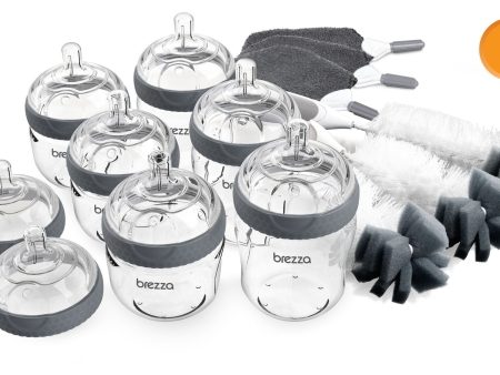 Baby Brezza Glass Bottle Gift Set:  14 Pieces Cheap