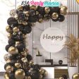 BALLOON GARLAND SETS-BLACK-QQL-102 Fashion