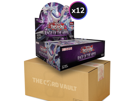 Yu-Gi-Oh! TCG - Rage of The Abyss - Display Case (12x Boxes) Sale