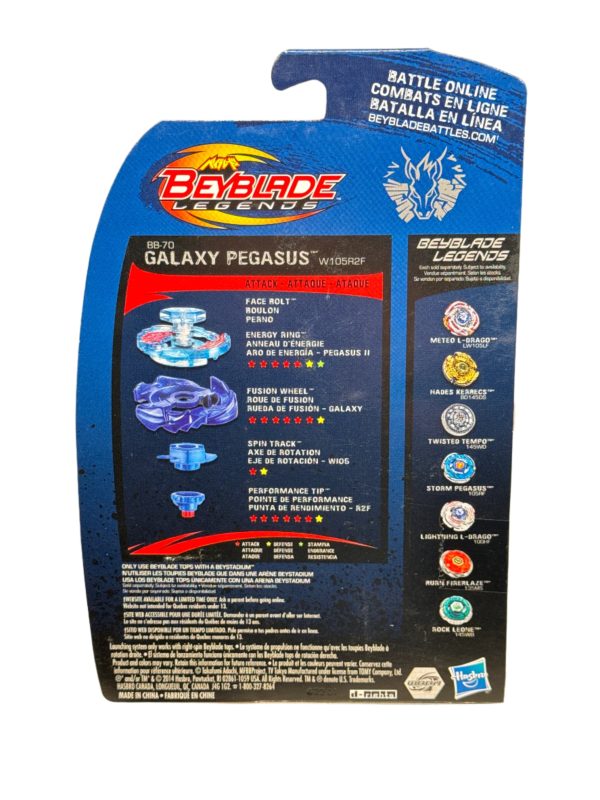 Galaxy Pegasus   Pegasis W105R²F Legends Beyblade BB-70 by Hasbro For Sale