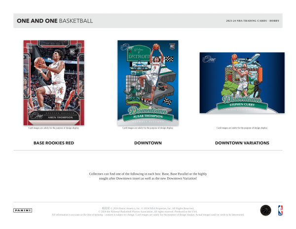 Panini - 2023 24 One and One Basketball (NBA) - Hobby Box Cheap