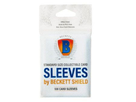 Beckett Shield - Standard Card Sleeves (100 Pack) on Sale