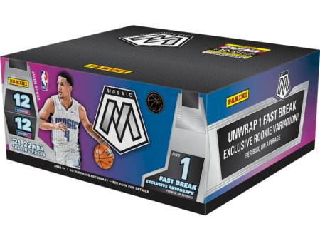 Panini - 2021 22 Mosaic Fast Break Basketball (NBA) - Hobby Box (12 Packs) Online