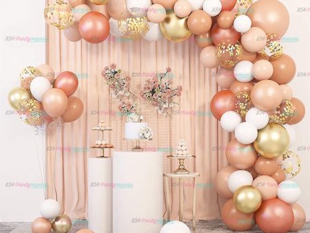 BALLOON GARLAND SETS-RETRO BEAN PINK For Cheap