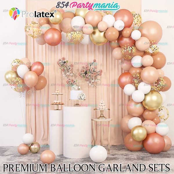 BALLOON GARLAND SETS-RETRO BEAN PINK For Cheap