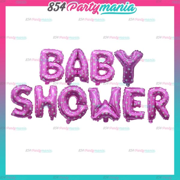 Baby Shower Letter Foil (sold by 10 s) For Cheap