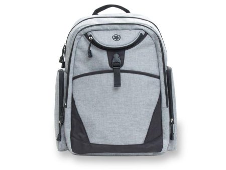 Jeep Adventurers Diaper Backpack- Grey Crosshatch Supply