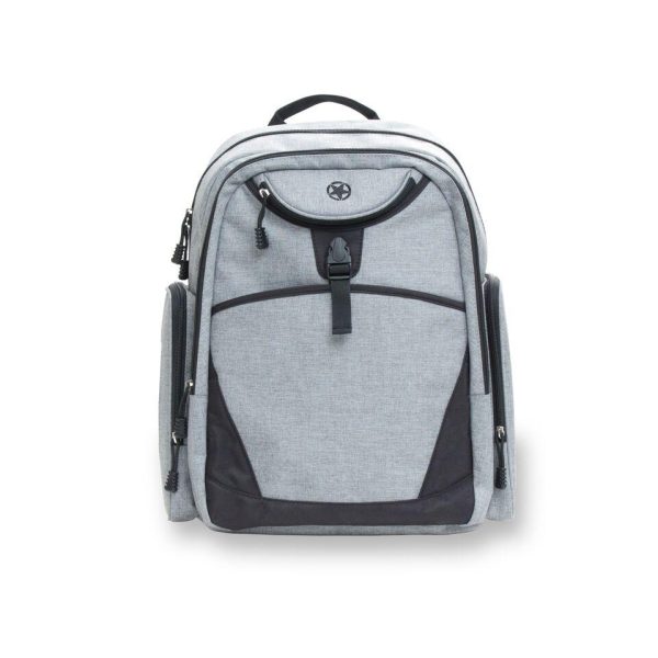 Jeep Adventurers Diaper Backpack- Grey Crosshatch Supply