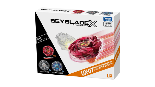 JUST IN! BEYBLADE UX-07 AUGUST Battle Deck Set Phoenix Rudder PRE ORDER For Sale