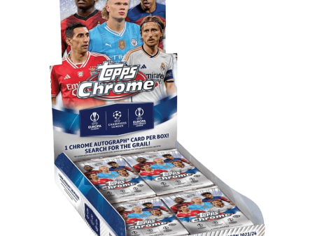 Topps - 2023 24 Chrome UEFA Club Competitions Football (Soccer) - Hobby Box Supply