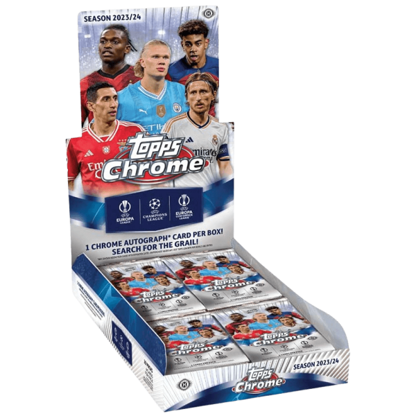 Topps - 2023 24 Chrome UEFA Club Competitions Football (Soccer) - Hobby Box Supply