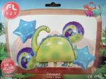 5 IN 1 FOIL BALLOON SET DINOSAUR TRICER Online Sale