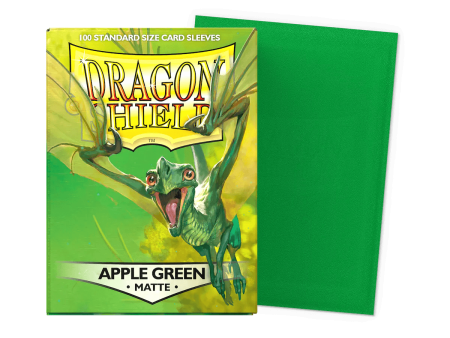 Dragon Shield - Matte Sleeves - Standard Size - 100pk - Apple Green For Sale