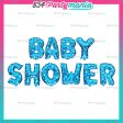 Baby Shower Letter Foil (sold by 10 s) For Cheap