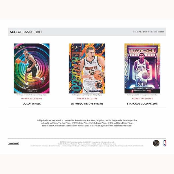 Panini - 2023 24 Select Basketball (NBA) - Hobby Box Online