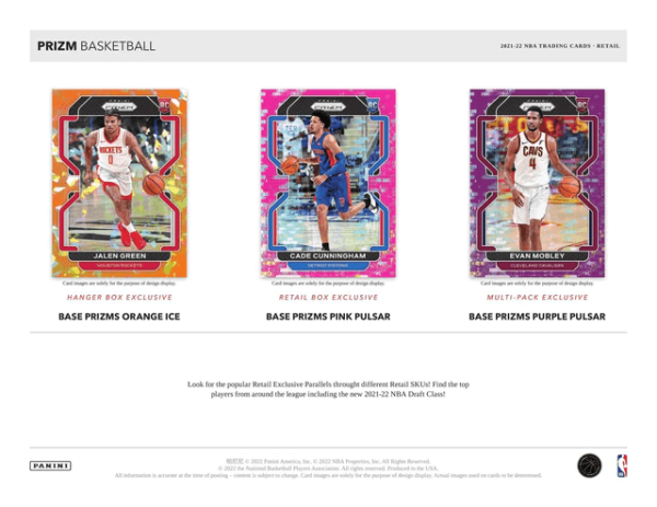 Panini - 2021 22 Prizm Basketball (NBA) - Blaster Box Online